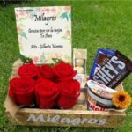 Arreglos Florales y Fresas con Chocolate Premium Exclusivo