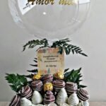 Arreglos Florales y Fresas con Chocolate Deluxe Exclusivo